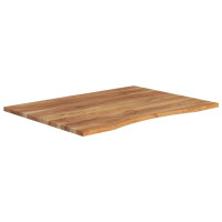 Produktbild för Bordsskiva 100x80x2,5 cm rektangulär massiv akacia