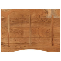Produktbild för Bordsskiva 100x80x2,5 cm rektangulär massiv akacia