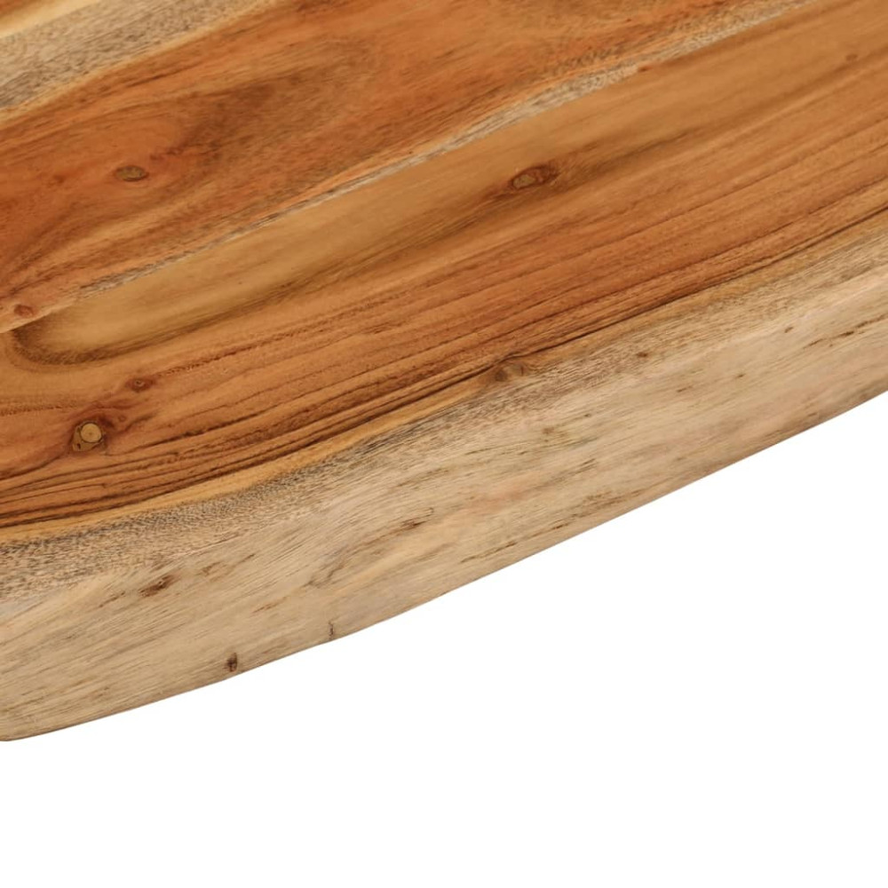 Produktbild för Bänkskiva för badrum 80x60x3,8 cm rektangulär massiv akacia