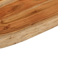 Produktbild för Bänkskiva för badrum 80x60x3,8 cm rektangulär massiv akacia