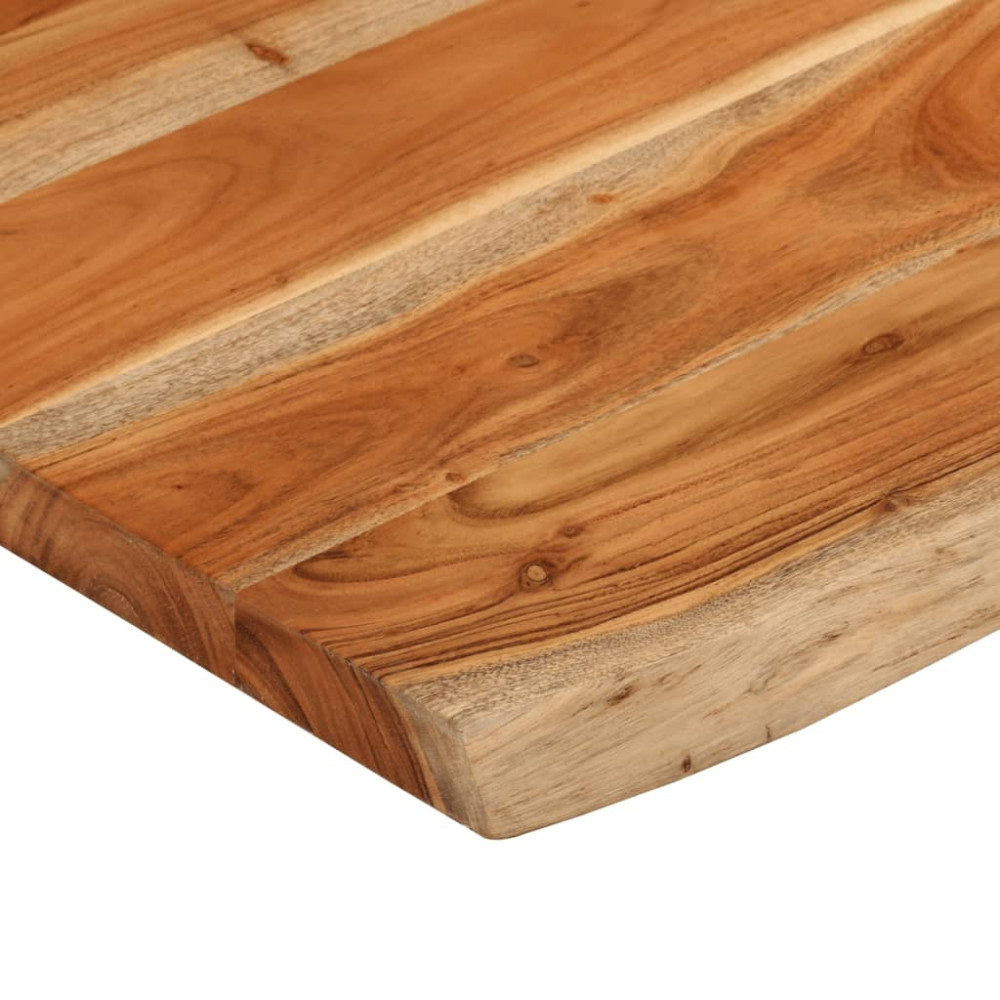 Produktbild för Bänkskiva för badrum 80x60x3,8 cm rektangulär massiv akacia