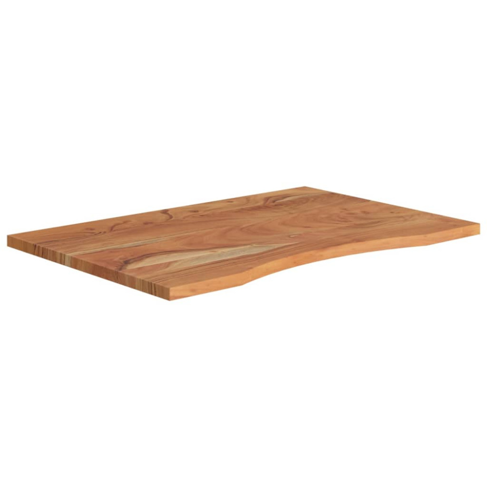 Produktbild för Bordsskiva 100x60x2,5 cm rektangulär massiv akacia