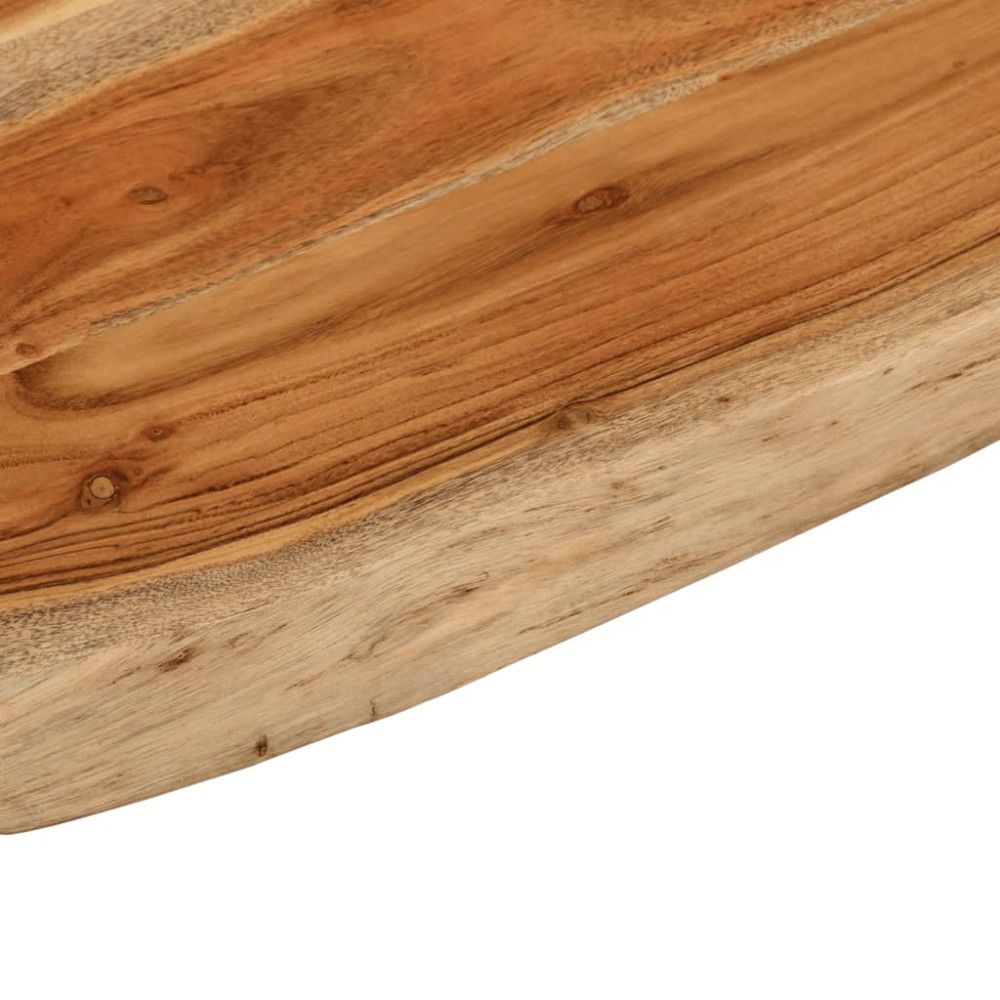 Produktbild för Bänkskiva för badrum 70x60x3,8 cm rektangulär massiv akacia