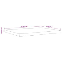 Produktbild för Bänkskiva för badrum 70x60x3,8 cm rektangulär massiv akacia