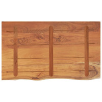 Produktbild för Bänkskiva för badrum 110x60x3,8 cm rektangulär massiv akacia