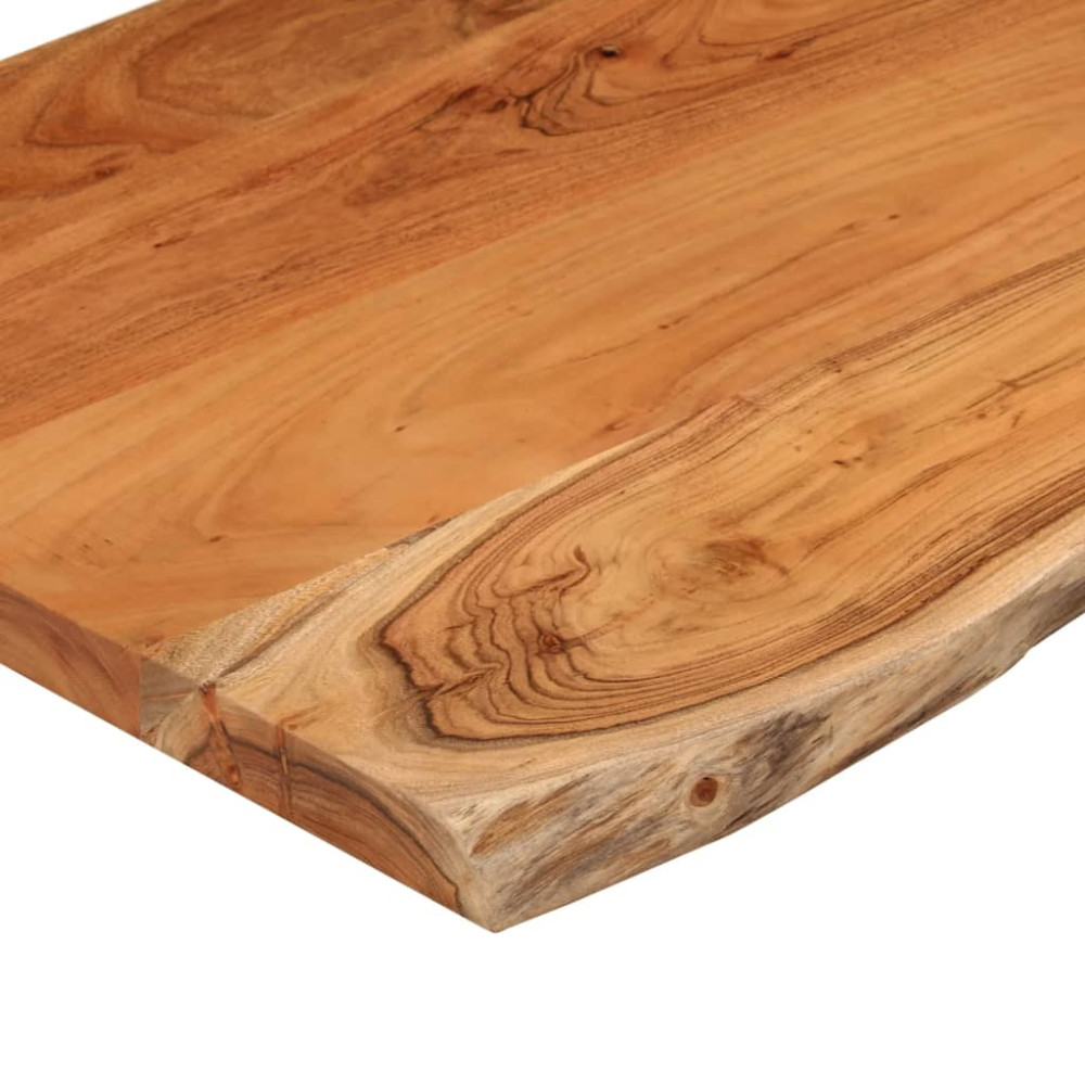Produktbild för Bänkskiva för badrum 110x60x3,8 cm rektangulär massiv akacia