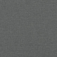 Produktbild för Matsalsbänk mörkgrå 62x32x45 cm stål och tyg