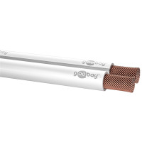 Produktbild för Goobay 27521 ljudkabel 100 m Vit