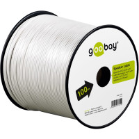 Produktbild för Goobay 27521 ljudkabel 100 m Vit
