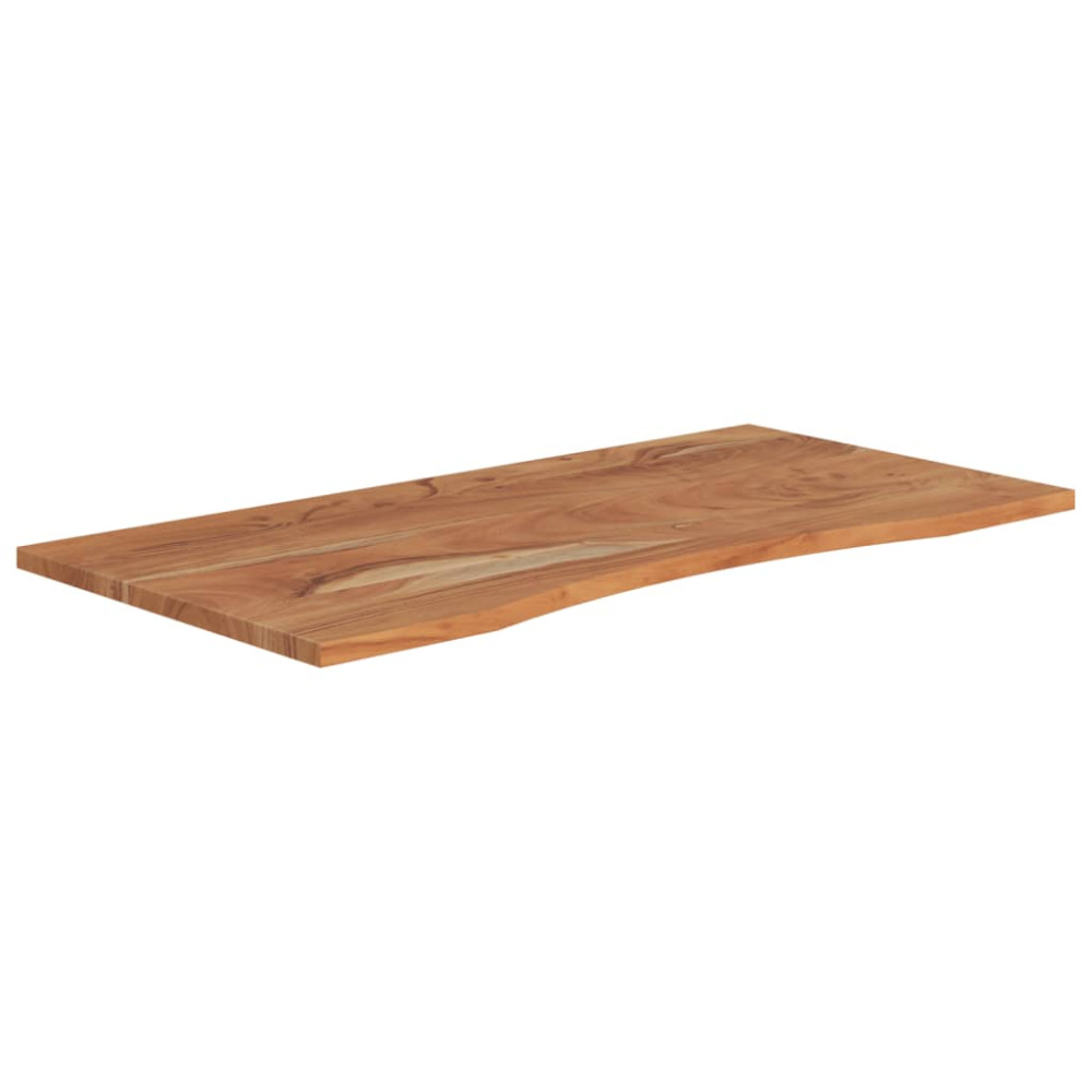 Produktbild för Bordsskiva 110x60x2,5 cm rektangulär massiv akacia
