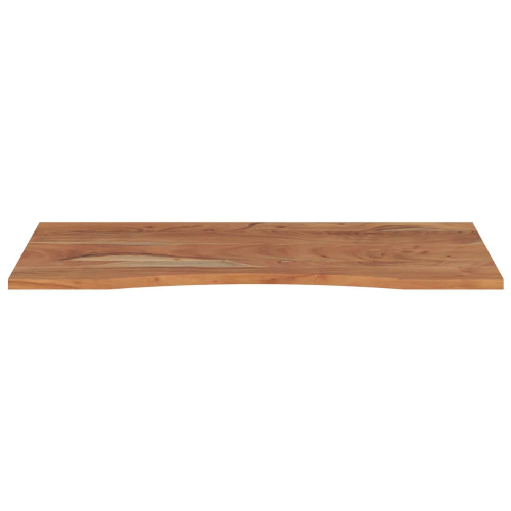 Produktbild för Bordsskiva 110x60x2,5 cm rektangulär massiv akacia