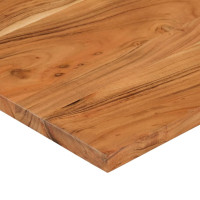 Produktbild för Bordsskiva 110x60x2,5 cm rektangulär massiv akacia