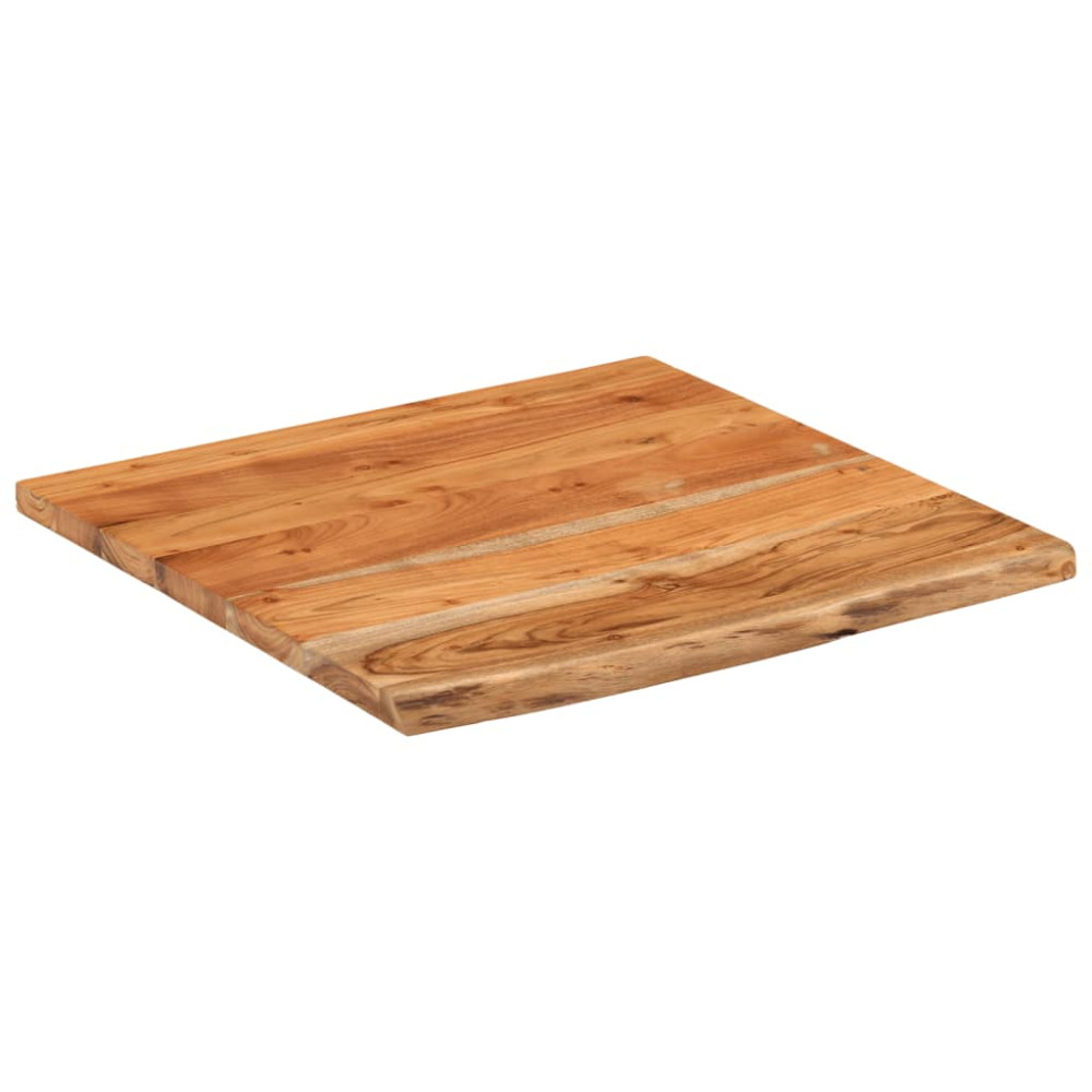 Produktbild för Bänkskiva för badrum 60x60x3,8 cm fyrkantig massiv akacia