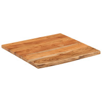 Produktbild för Bänkskiva för badrum 60x60x3,8 cm fyrkantig massiv akacia