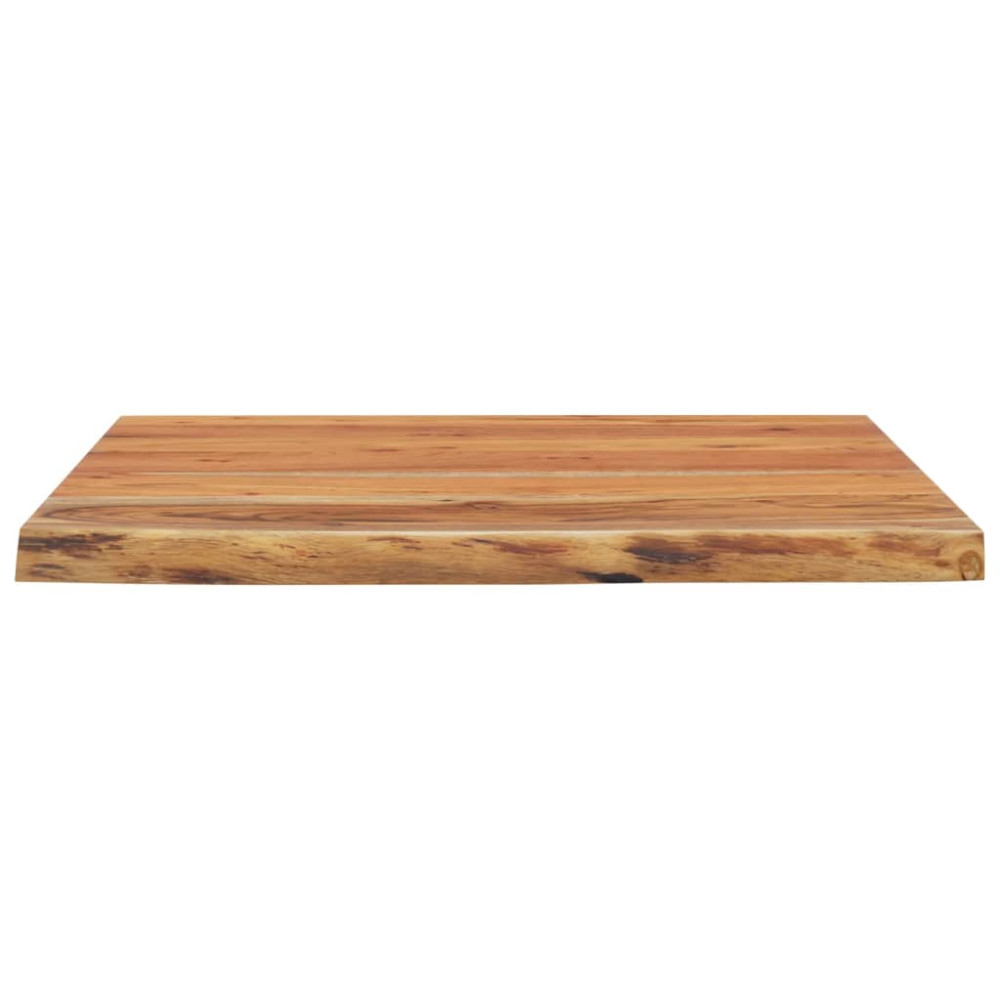 Produktbild för Bänkskiva för badrum 60x60x3,8 cm fyrkantig massiv akacia