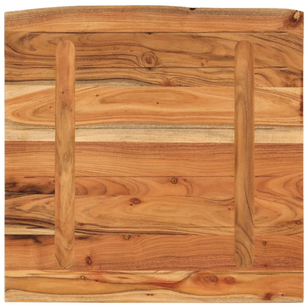 Produktbild för Bänkskiva för badrum 60x60x3,8 cm fyrkantig massiv akacia