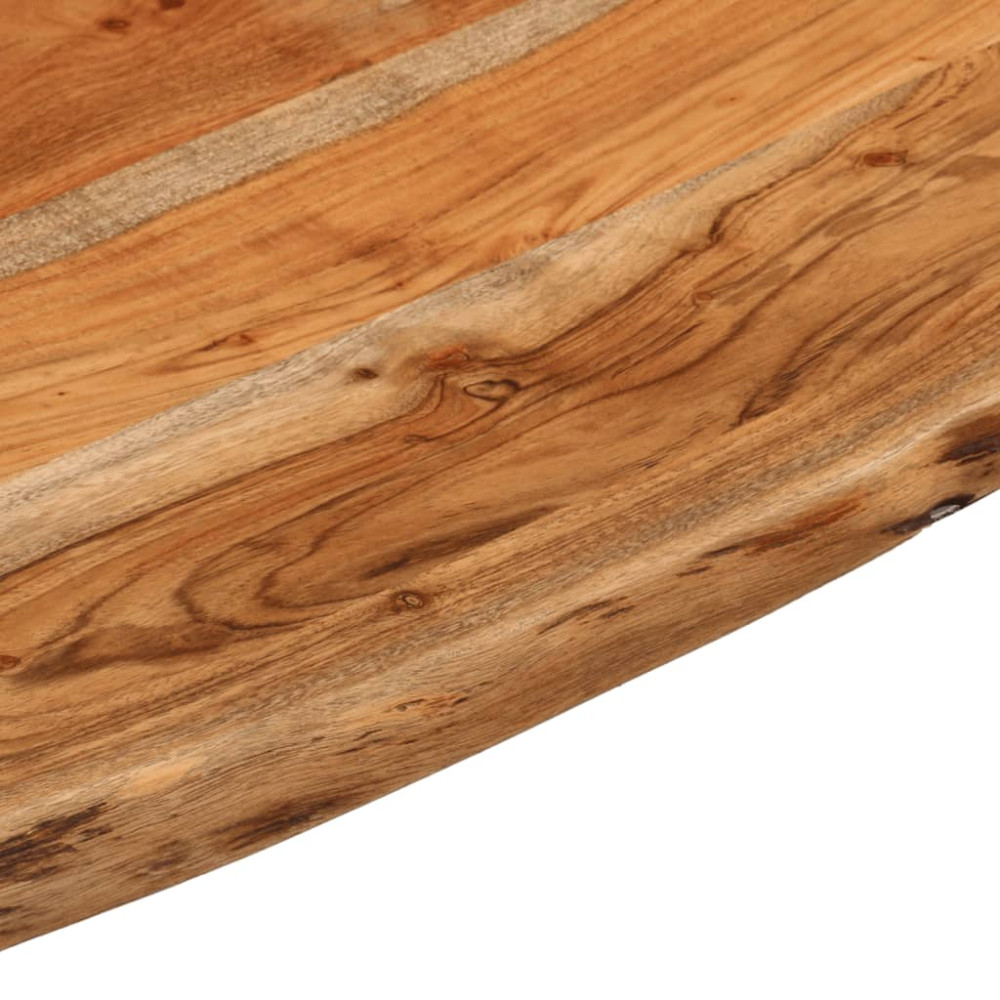 Produktbild för Bänkskiva för badrum 60x60x3,8 cm fyrkantig massiv akacia
