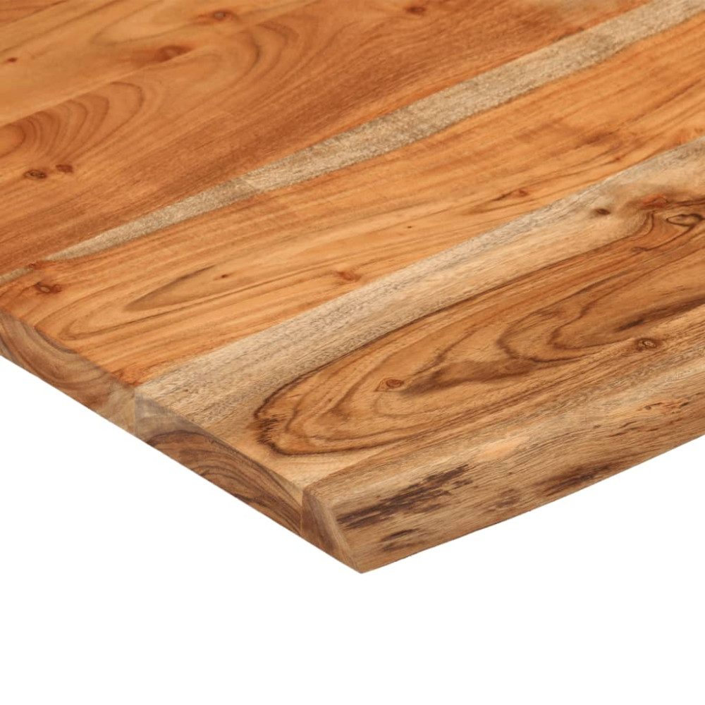Produktbild för Bänkskiva för badrum 60x60x3,8 cm fyrkantig massiv akacia