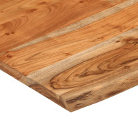 Produktbild för Bänkskiva för badrum 60x60x3,8 cm fyrkantig massiv akacia