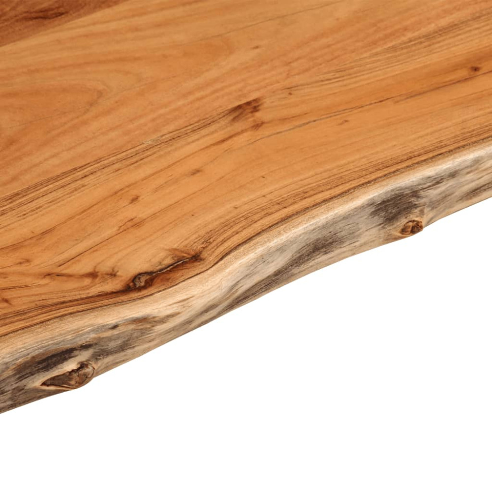 Produktbild för Bänkskiva för badrum 120x60x3,8 cm rektangulär massiv akacia