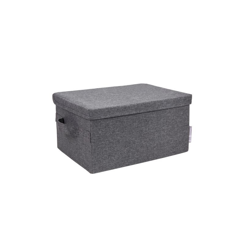 Produktbild för Förvaringsbox BIGSO S grå