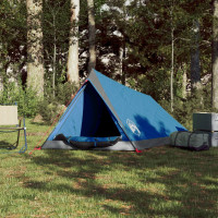 Miniatyr av produktbild för Campingtält 2 personer blå vattentätt