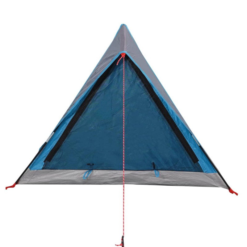 Produktbild för Campingtält 2 personer blå vattentätt