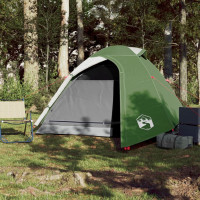 Miniatyr av produktbild för Campingtält 2 personer grön vattentätt
