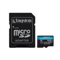 Produktbild för Kingston Canvas Go! Plus - flash-minneskort - 512 GB - mikroSDXC UHS-I