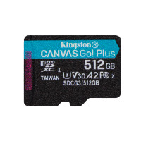 Produktbild för Kingston Canvas Go! Plus - flash-minneskort - 512 GB - mikroSDXC UHS-I