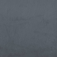 Produktbild för Fåtölj med fotpall mörkgrå 60 cm sammet