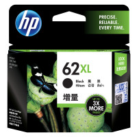 Produktbild för HP 62XL svart original bläckpatron med hög kapacitet