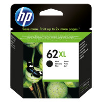 Produktbild för HP 62XL svart original bläckpatron med hög kapacitet