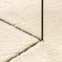 Miniatyr av produktbild för Mjuk matta HUARTE med kort lugg tvättbar gräddvit 240x240 cm