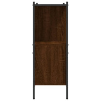 Produktbild för Bokhylla brun ek 102x28x77,5 cm konstruerat trä
