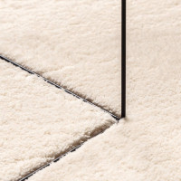 Produktbild för Mjuk matta HUARTE med kort lugg tvättbar beige 80x150 cm