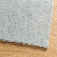 Miniatyr av produktbild för Mjuk matta HUARTE med kort lugg tvättbar blå 240x240 cm