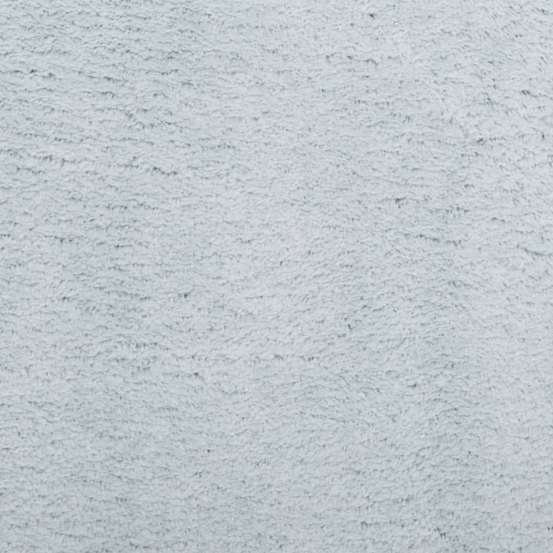 Produktbild för Mjuk matta HUARTE med kort lugg tvättbar blå 240x240 cm