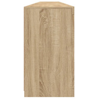 Produktbild för Skänk med LED-belysning sonoma-ek 283x37x67 cm