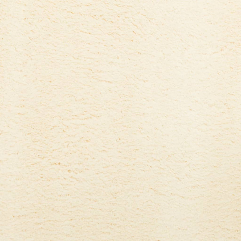 Produktbild för Mjuk matta HUARTE med kort lugg tvättbar gräddvit 240x340 cm
