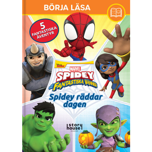 Egmont Story House Börja läsa Sagosamling Spidey räddar dagen (bok, kartonnage)