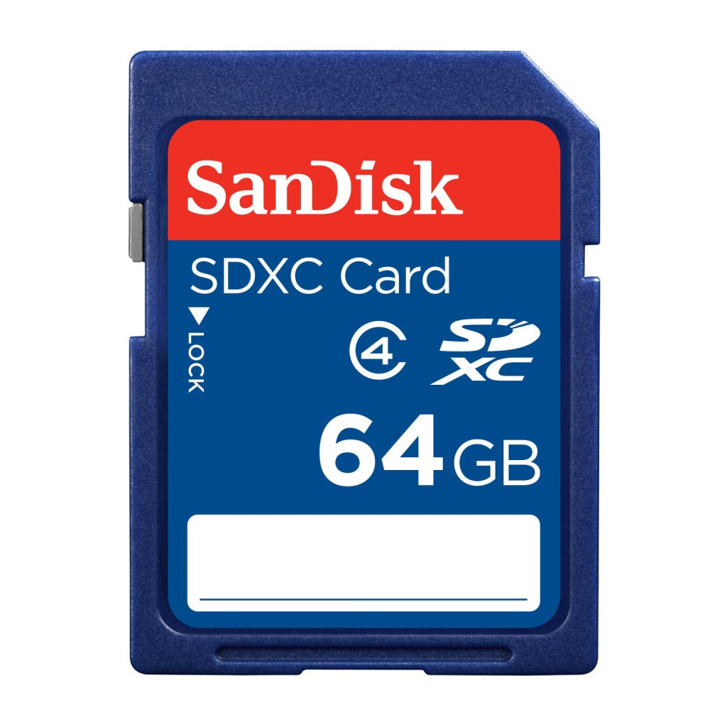 Produktbild för SanDisk 64GB SDXC Klass 4