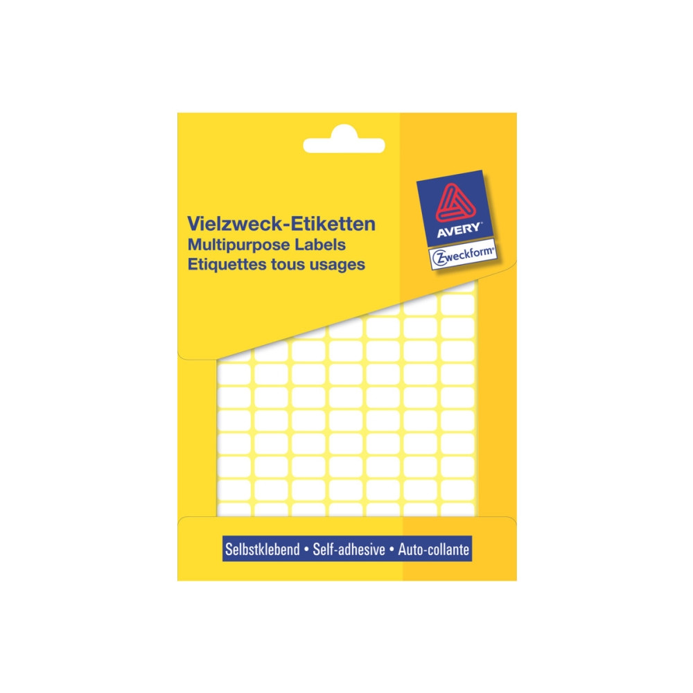 Produktbild för Avery Multi-Purpose Labels 3306 - etiketter - 3712 stk - 8 x 13 mm
