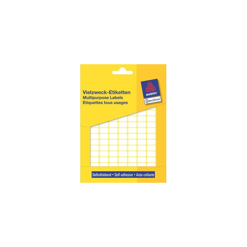 Produktbild för Avery Multi-Purpose Labels 3306 - etiketter - 3712 stk - 8 x 13 mm