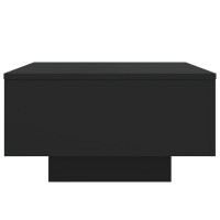Produktbild för Soffbord svart 55x55x31 cm konstruerat trä