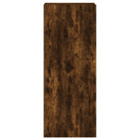 Produktbild för Väggmonterad tv-bänk rökfärgad ek 40,5x30x102cm konstruerat trä