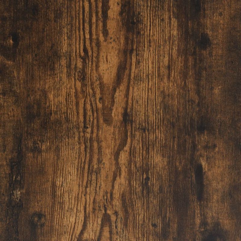 Produktbild för Skobänk rökfärgad ek 100x38,5x49 cm konstruerat trä