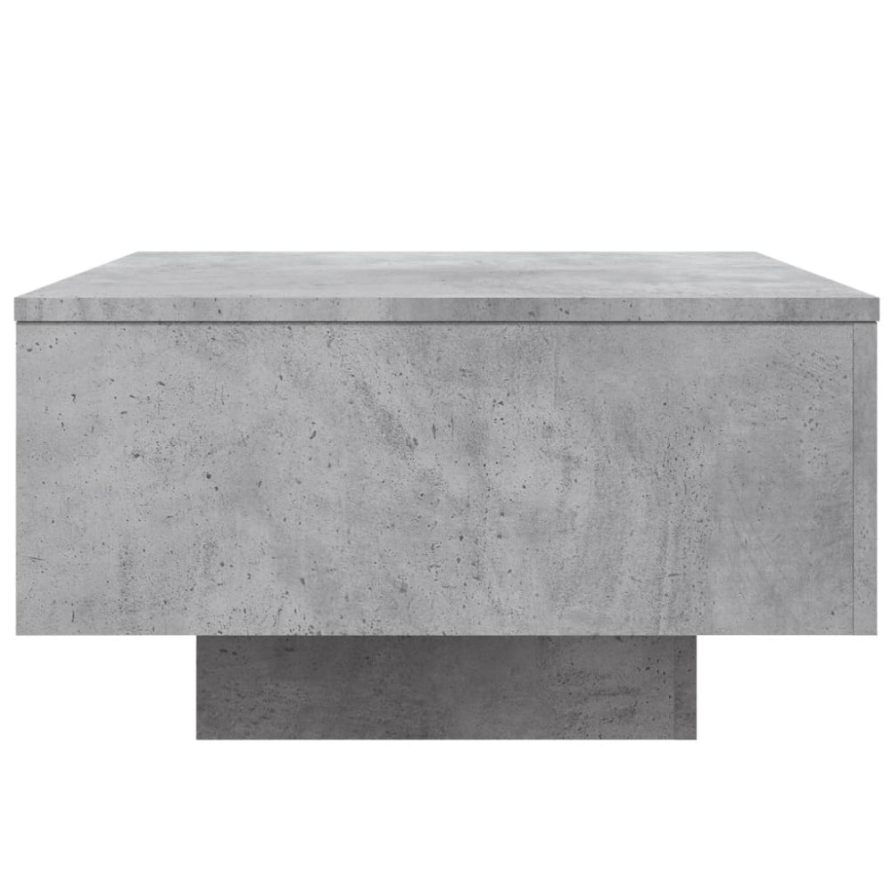 Produktbild för Soffbord betonggrå 55x55x31 cm konstruerat trä