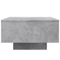 Produktbild för Soffbord betonggrå 55x55x31 cm konstruerat trä