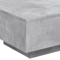 Produktbild för Soffbord betonggrå 55x55x31 cm konstruerat trä
